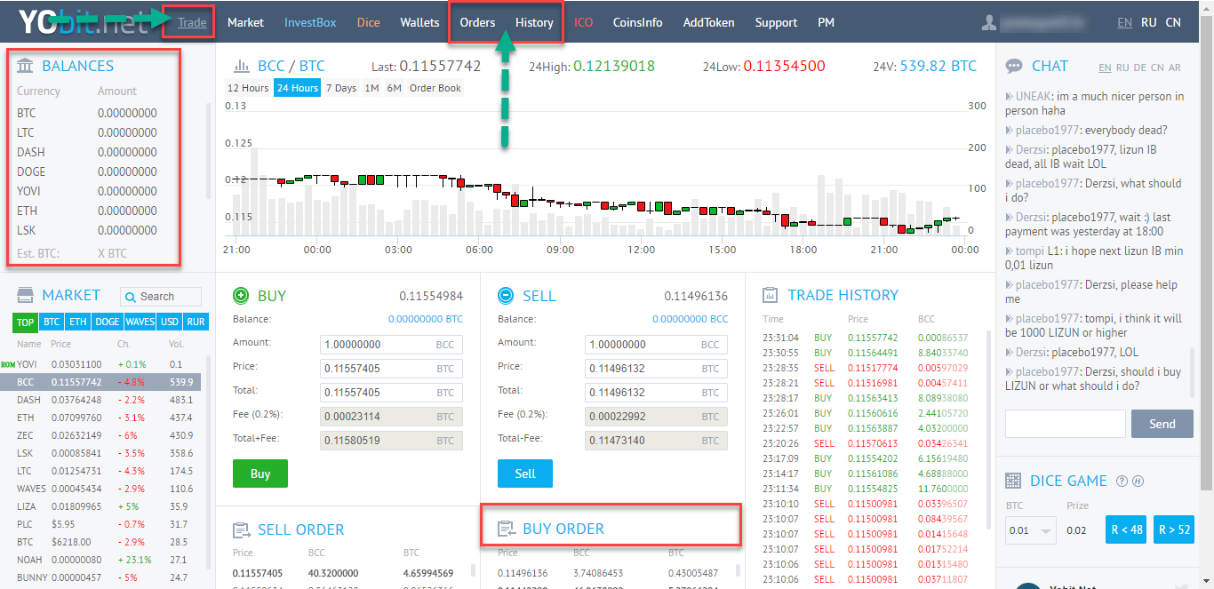 How to transfer bitcoin cash from Yobit to Simex