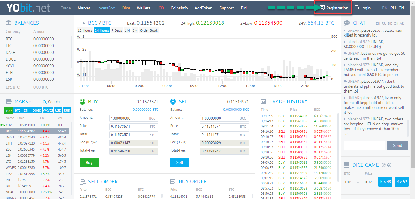 How to buy Bitcoin Cash on YoBit