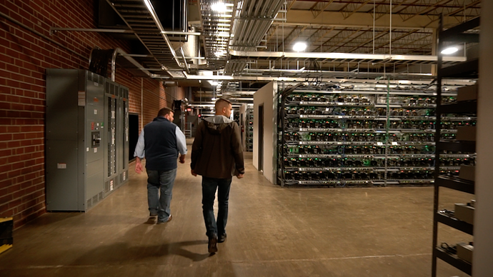 VoskCoin Bitcoin Cloud Mining Farm Tour