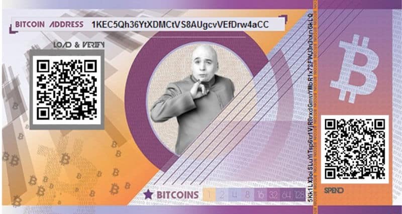 how to create a Bitcoin paper wallet step by step