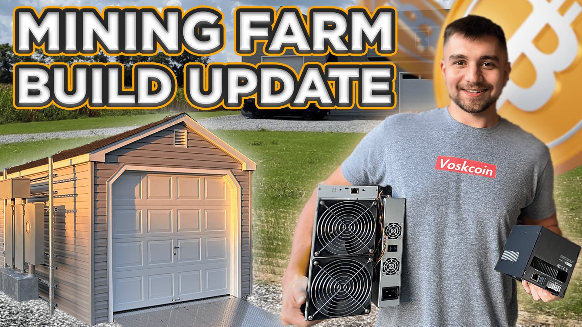 VoskCoin Mining Farm Build Update