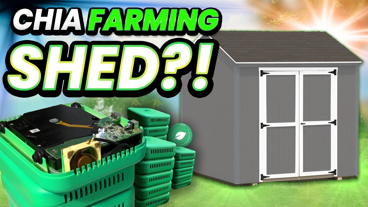 Building My Own Mini Data Center For Hard Drive Mining – Chia XCH farming shed