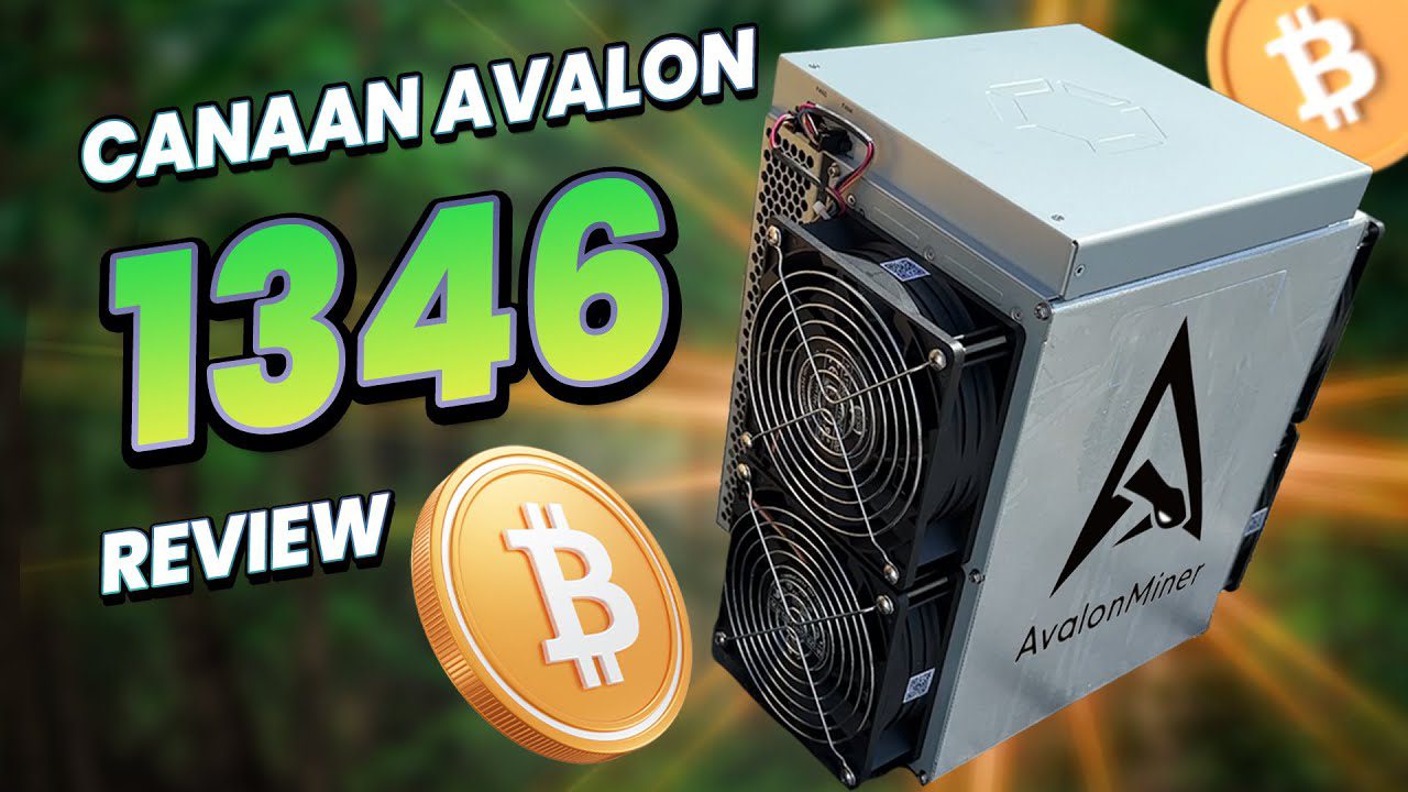 Canaan Avalonminer 1346 Bitcoin Miner Review
