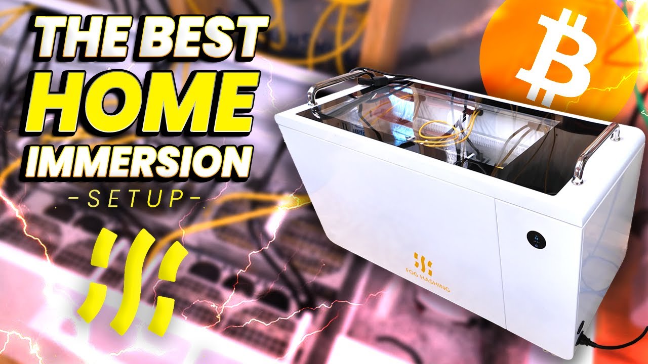 The Best Home Immersion Mining System?! Fog Hashing C6 Install & Review