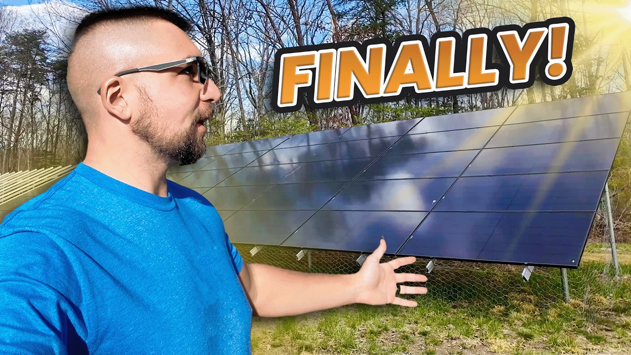 FINALLY! Installed Solar Panels for my Home and Bitcoin Miner
